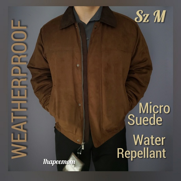 Weatherproof Other - Weatherproof Jacket Microsuede Brown NWT